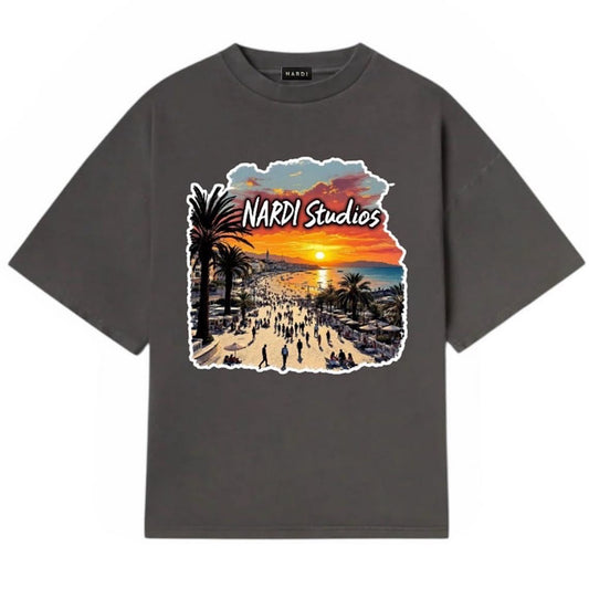 NARDI STUDIOS SUNSET RIVIERA TEE