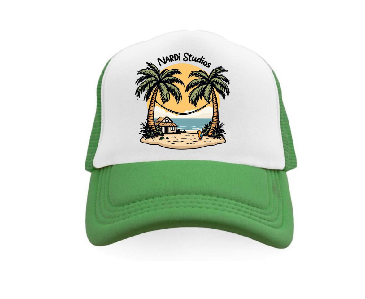 NARDI STUDIOS BEACH FRONT TRUCKER HAT