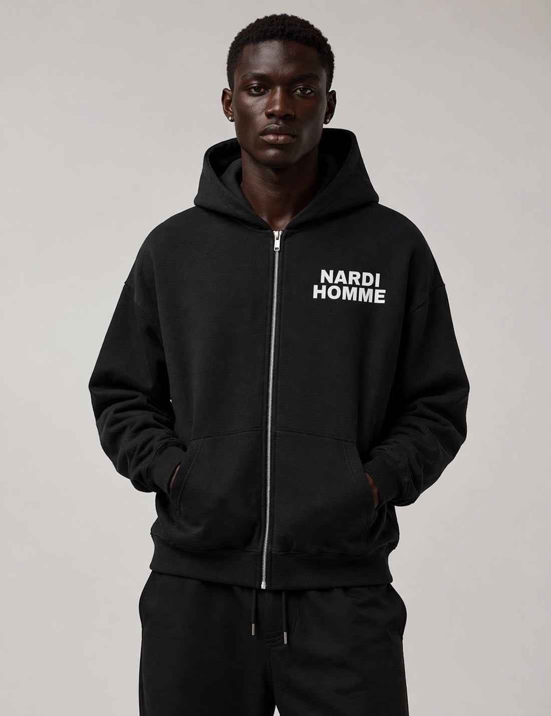 NARDI HOMME ZIP UP HOODIE
