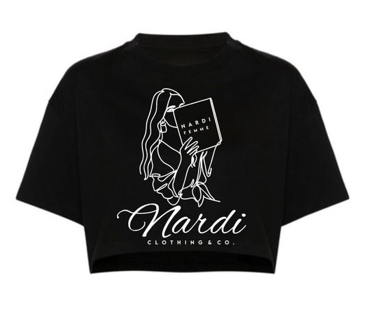 NARDI FEMME DIARY OVERSIZED CROP TOP