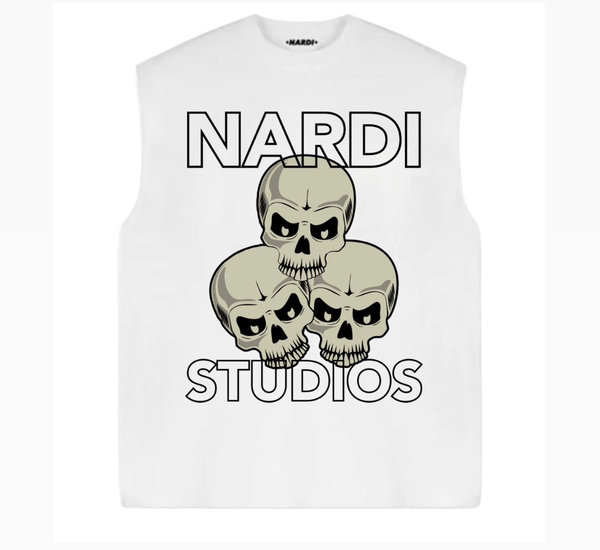 SKULL PILE SLEEVELESS /TANKTOP