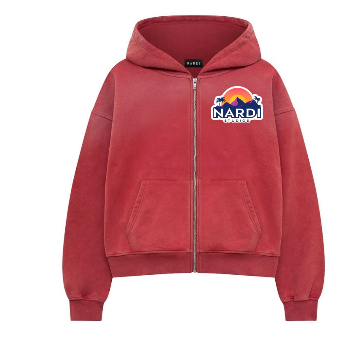 NARDI STUDIOS SUNSET ZIP UP HOODIE
