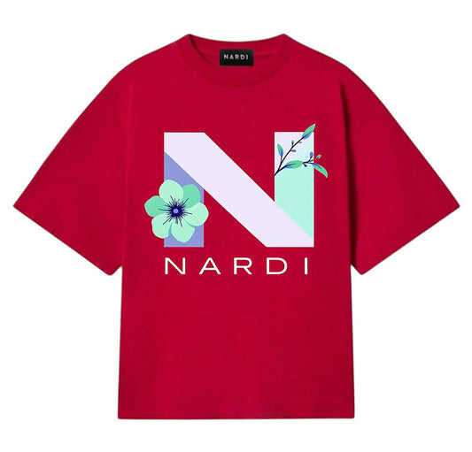 NARDI FLORAL “N” TEE