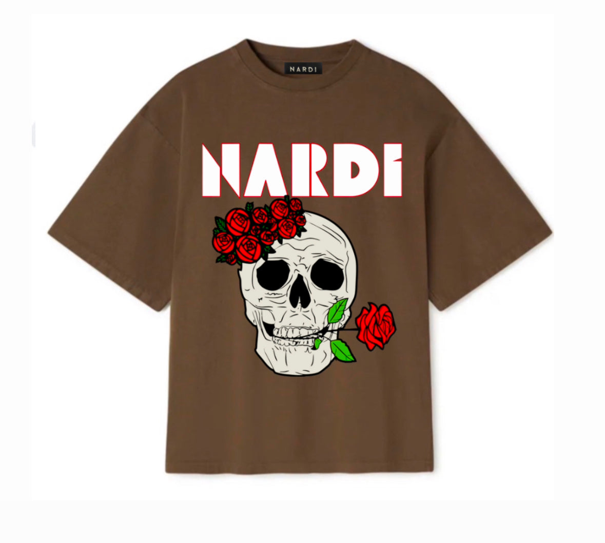 SKULL ROSE T SHIRT