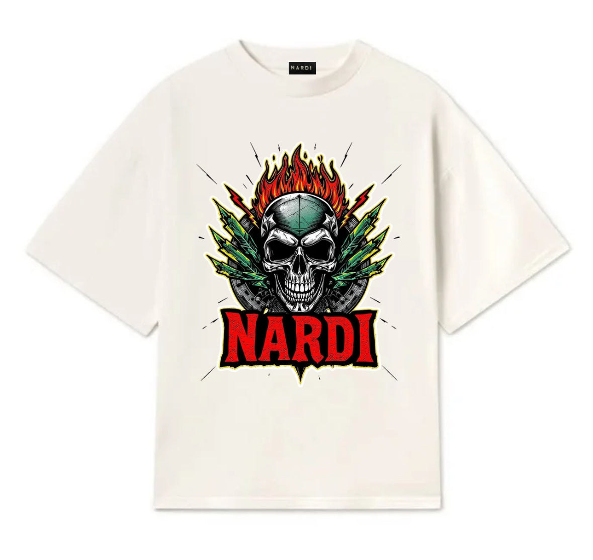 NARDI APEX FLAME SKULL TEE