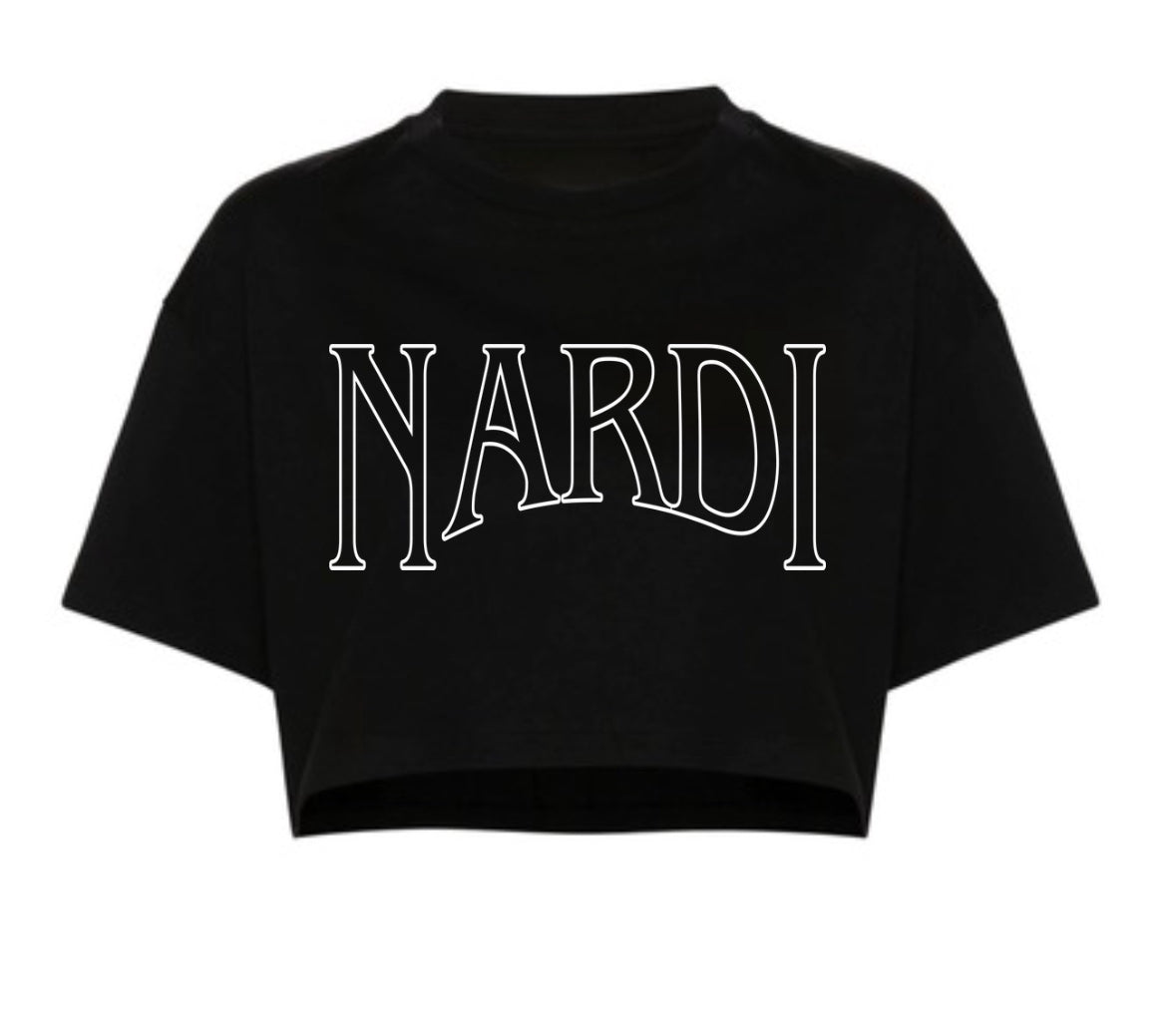 PRECISION LOGO OVERSIZED CROP TOP
