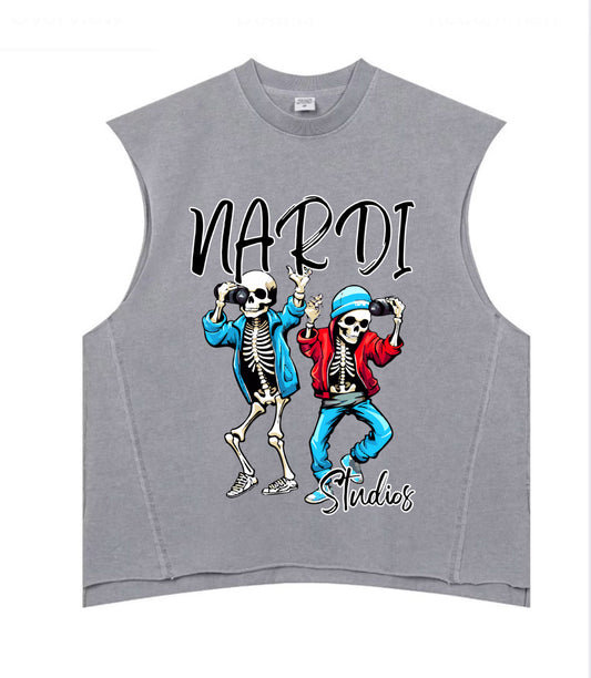 NARDI STUDIOS SKELETON BINOCULARS SLEEVELESS