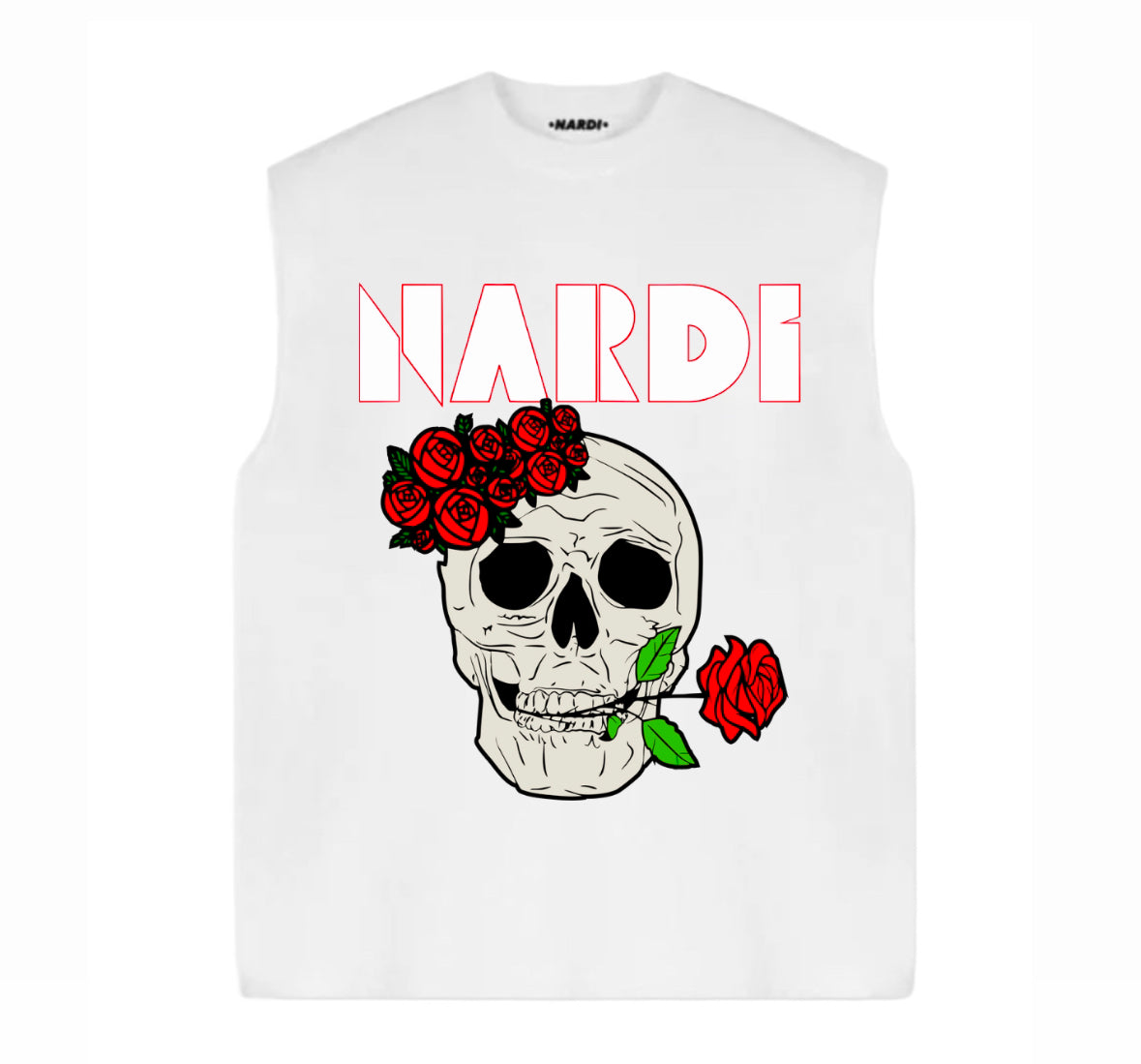 SKULL ROSE SLEEVELESS /TANKTOP