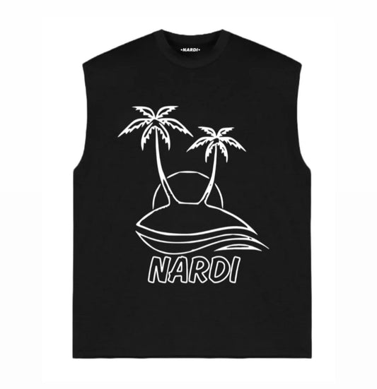 NARDI PALMS AWAY MUSCLE SLEEVELESS