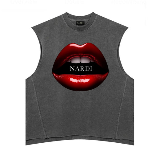 NARDI RED LIPS VINTAGE SLEEVELESS
