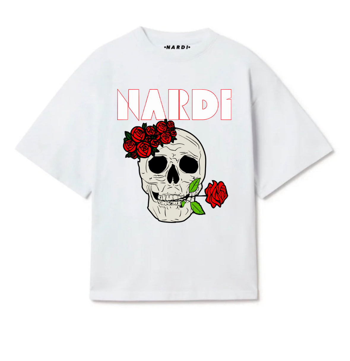 SKULL ROSE T SHIRT