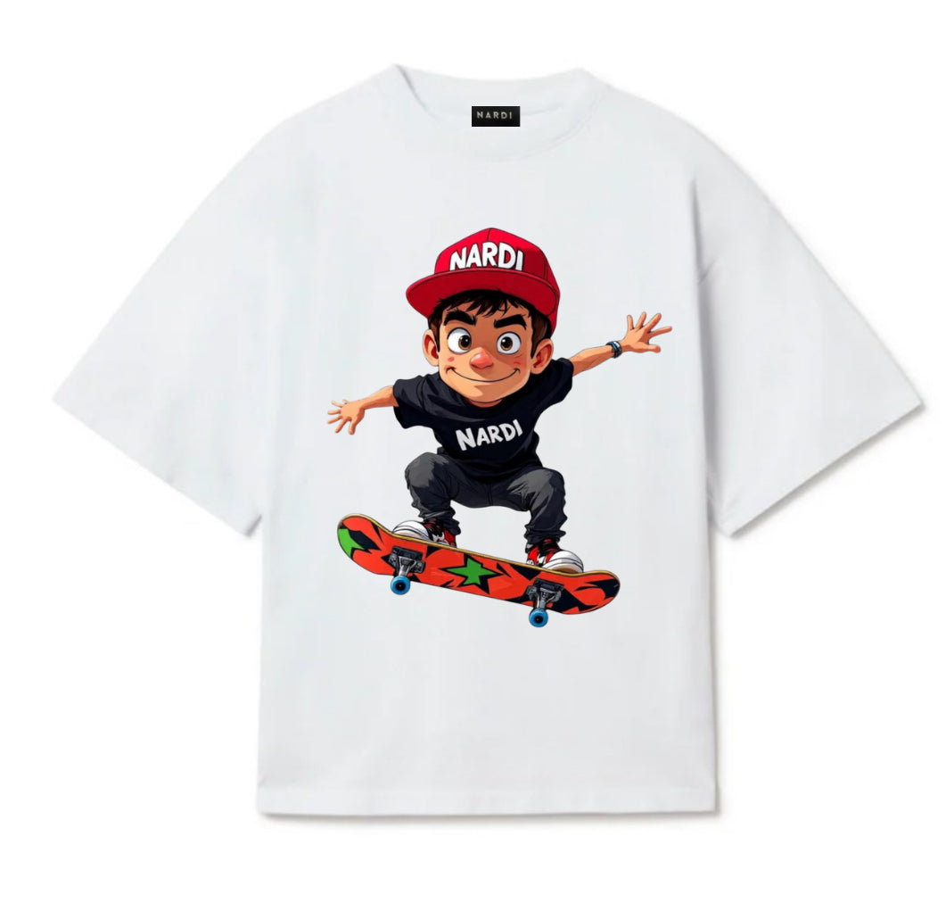 NARDI SHREDDER TEE (WHITE)
