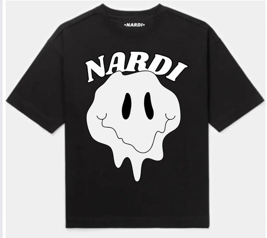 NARDI DROOPY SMILEY FACE T SHIRT