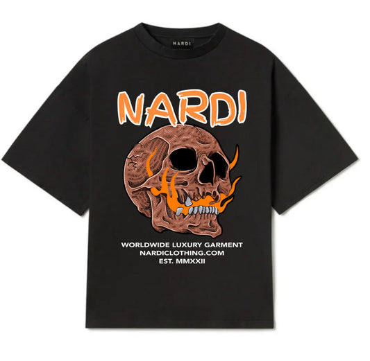 AFLAME NARDI SKULL TEE