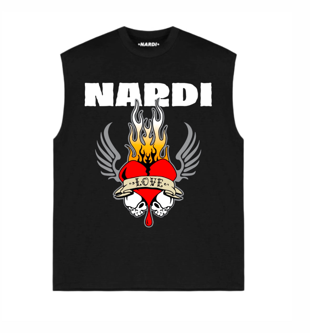 FLAMBOYANT NARDI SKULL SLEEVELESS