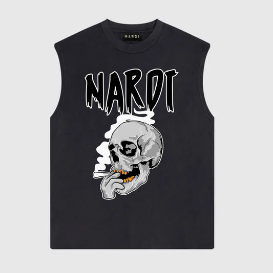 SMOKING SKULL NARDI SLEEVELESS