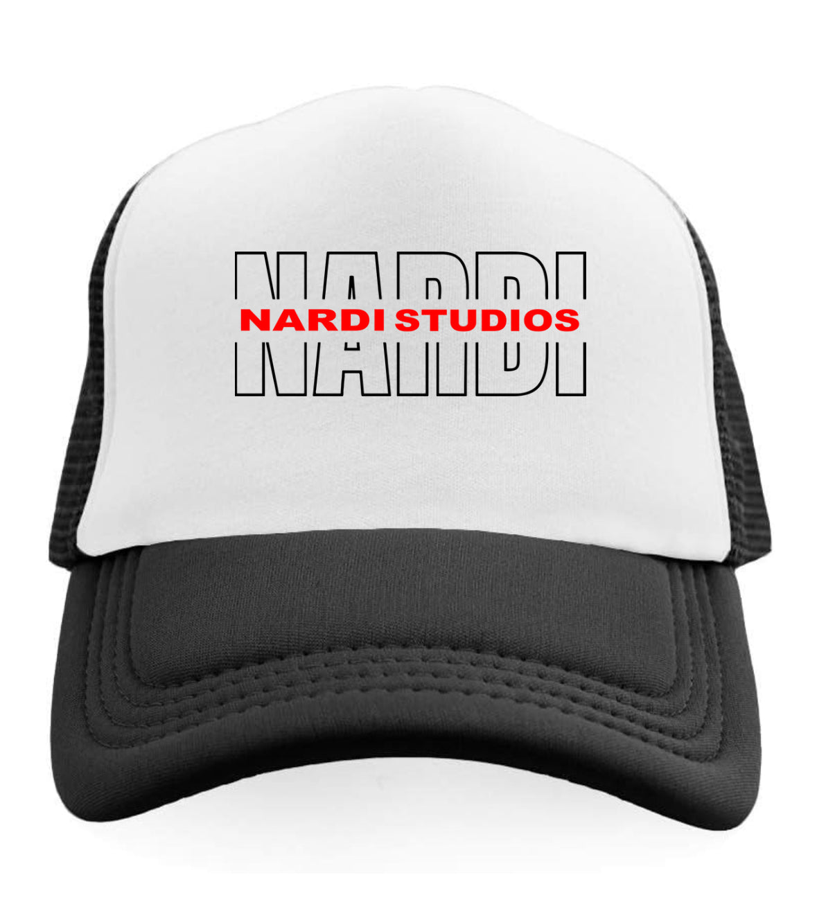 NARDI STUDIOS SIGNATURE SCRIPT TRUCKER HAT