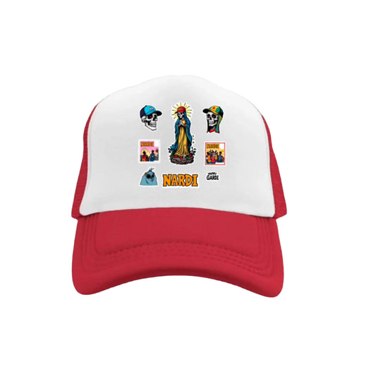 PERSONALIZED NARDI SKULL ART HAT