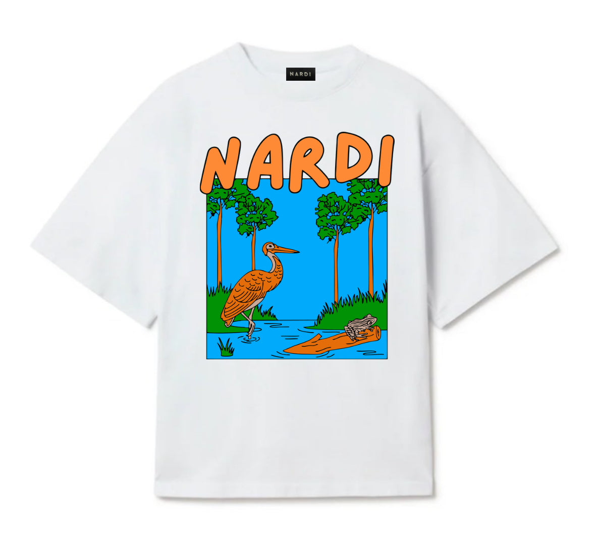 NARDI STORK FROG POND TEE