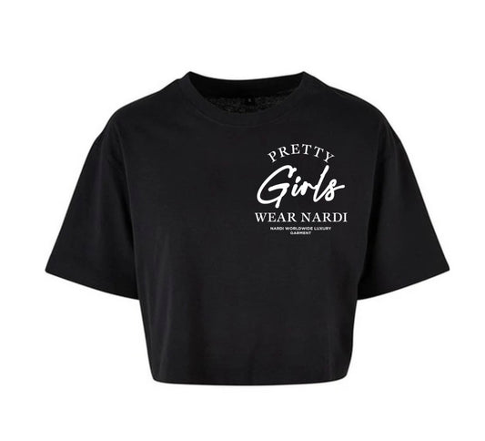 PRETTY GIRLS WEAR NARDI OVERSIZED CROP TOP