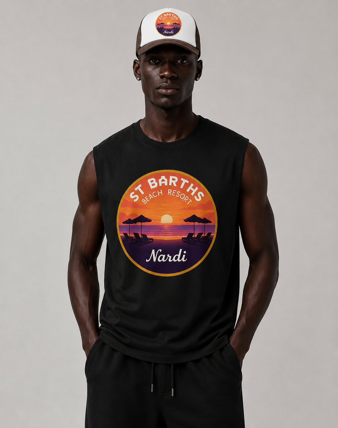 ST BARTHS NARDI SLEEVELESS