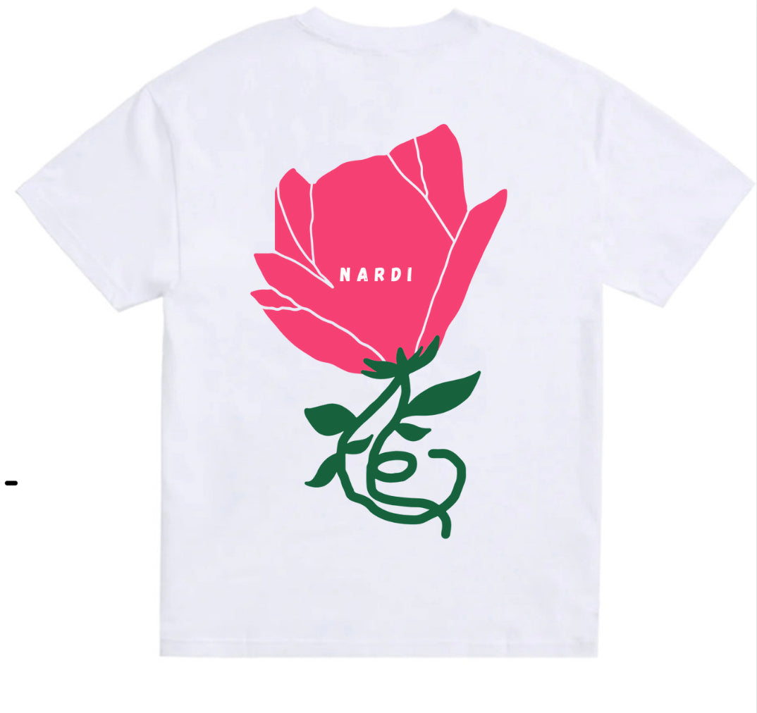 WHITE SECRET STEM T SHIRT