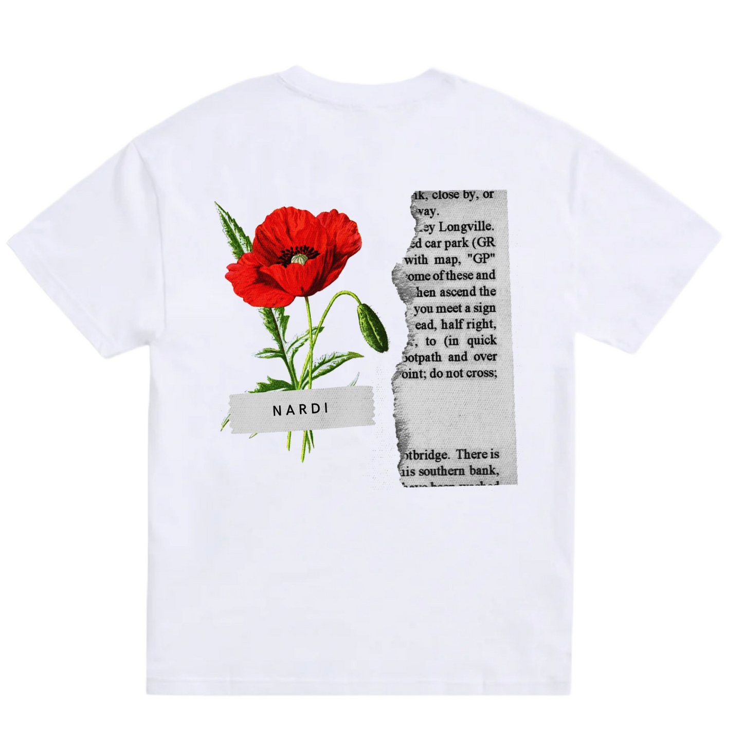 NARDI FLORAL BADGE T SHIRT