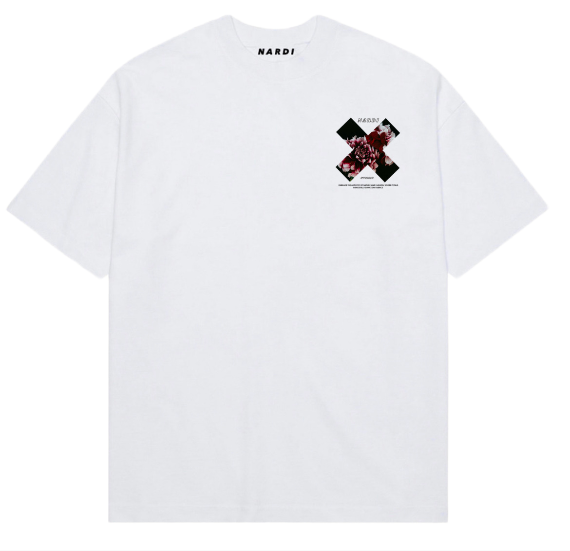 NARDI STUDIOS MYSTIC BLOOMS T SHIRT