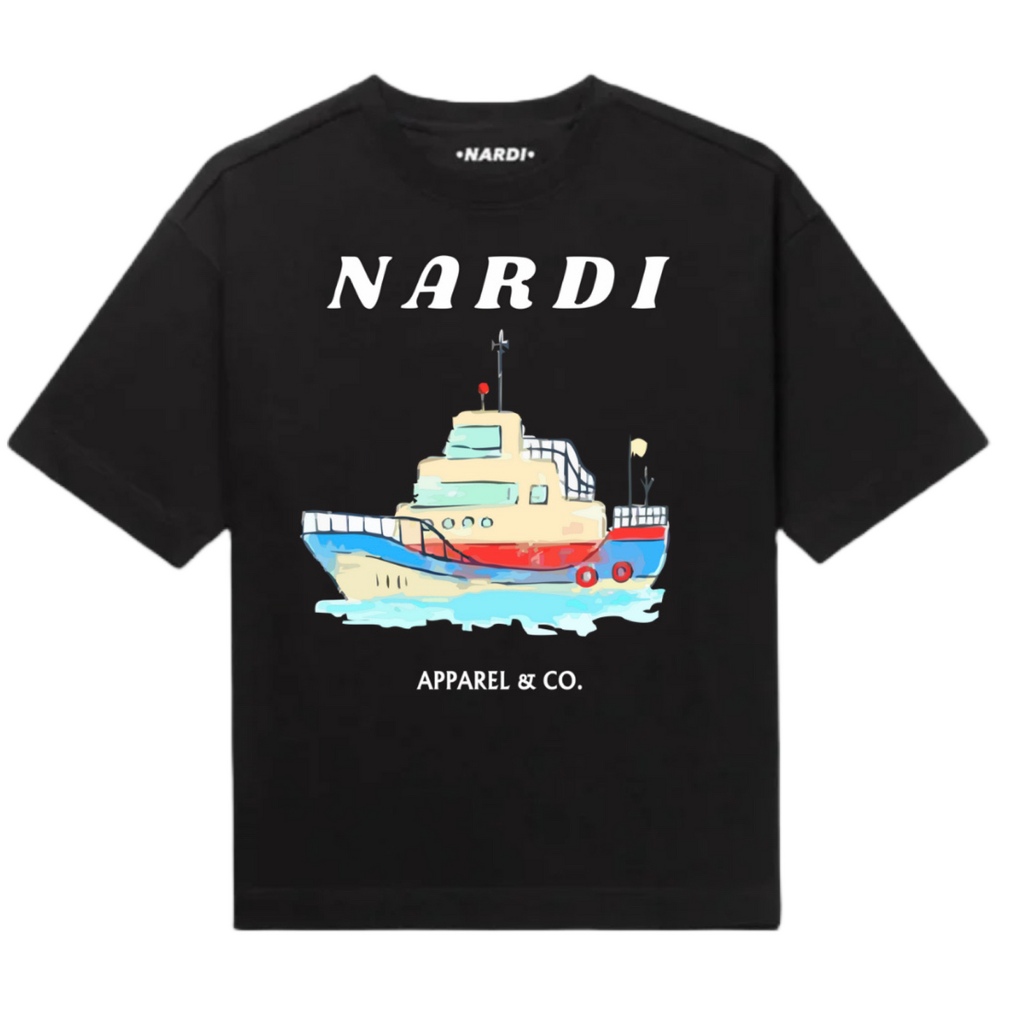 BLACK GREAT SAIL T SHIRT