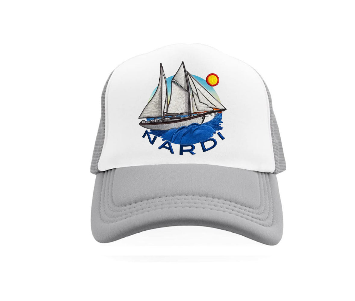 NARDI NAUTICAL SAILBOAT TRUCKER HAT