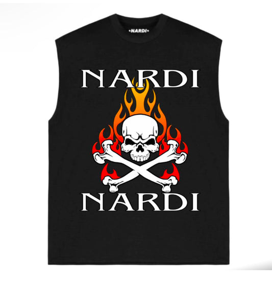 CROSS BONE FLAME NARDI SLEEVELESS