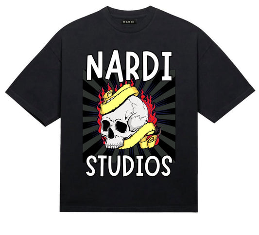 NARDI STUDIOS SKULL ROYALTY TEE
