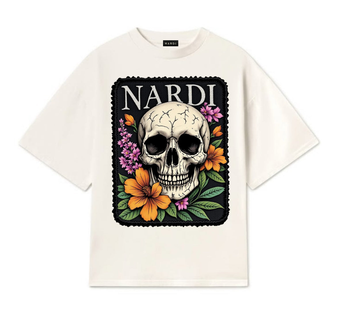 MEMENTO VIVERE NARDI SKULL TEE
