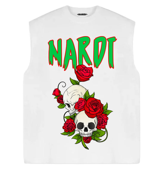 FLORAL SKULL NARDI SLEEVELESS