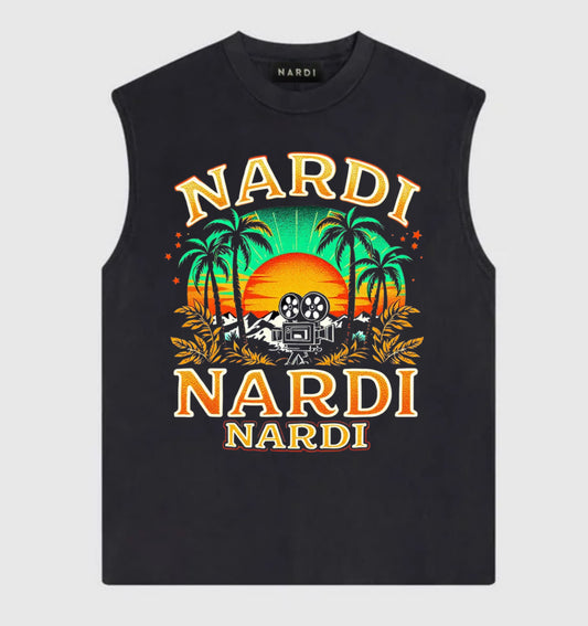 HOLLYWOOD SCENES NARDI SLEEVELESS
