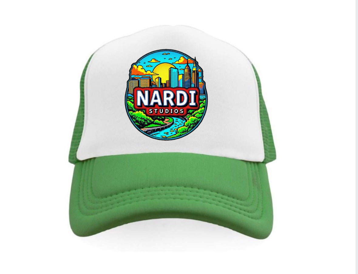 NARDI STUDIOS CITYSCAPE TRUCKER HAT
