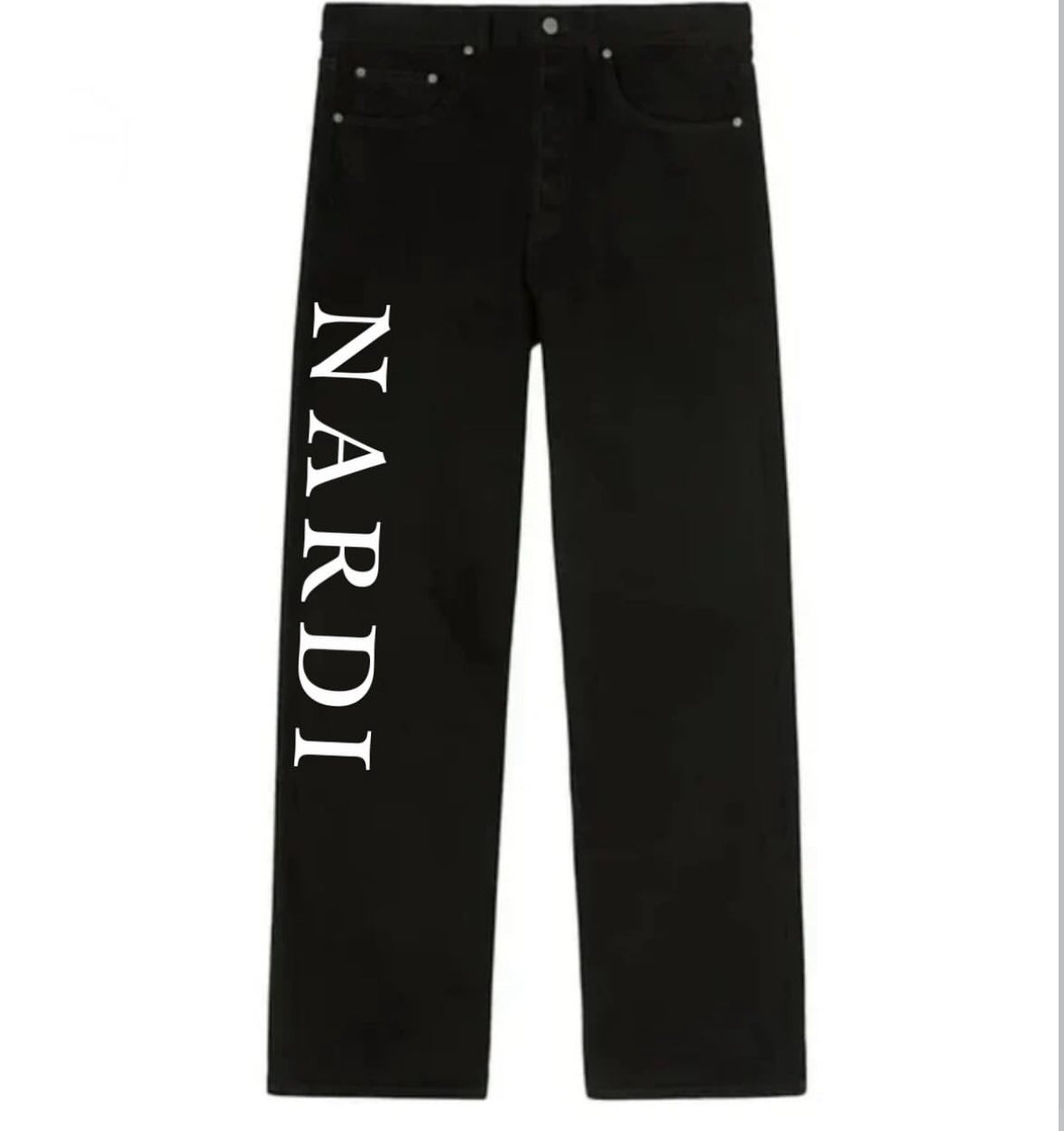 NARDI “MADE-TO-MOVE” BLACK DENIM JEAN