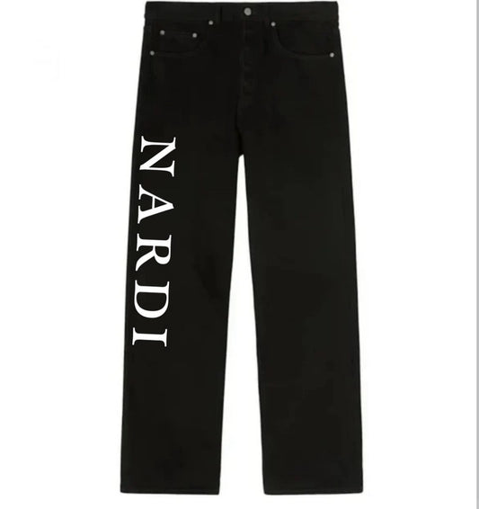 NARDI “MADE-TO-MOVE” BLACK DENIM JEAN