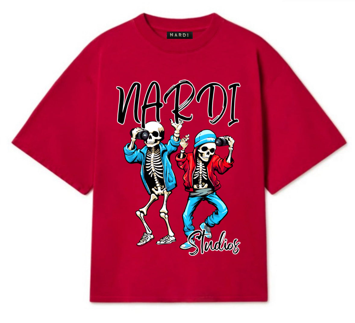 NARDI STUDIOS SKELETON BINOCULARS TEE
