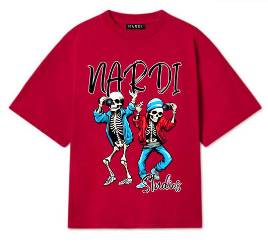 NARDI STUDIOS SKELETON BINOCULARS TEE