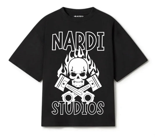 CROSS PISTONS NARDI SKULL TEE