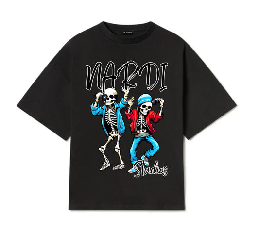NARDI STUDIOS SKELETON BINOCULARS TEE (BLACK)