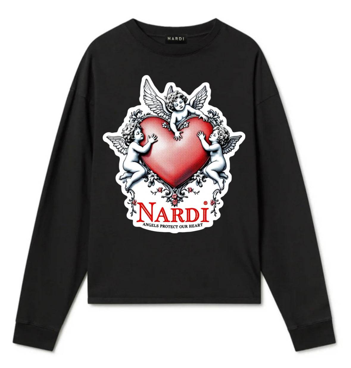NARDI ANGELS PROTECT OUR HEART LONG SLEEVES