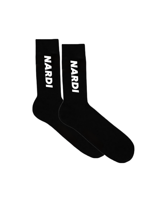 NARDI CORE LOGO KNITTED SOCKS (BLACK)