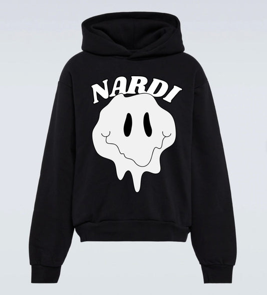 NARDI DROOPY SMILEY FACE HOODIE