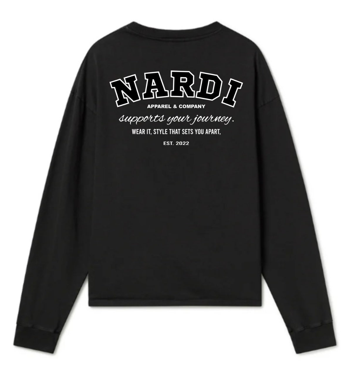 NARDI APPAREL VARSITY JOURNEY LONG SLEEVES SHIRT