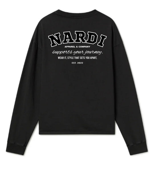 NARDI APPAREL VARSITY JOURNEY LONG SLEEVES SHIRT