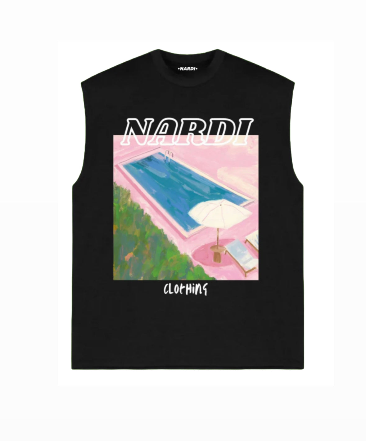 NARDI URBAN POOLSCAPE SLEEVELESS (BLACK)