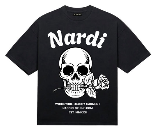 NARDI SKULL FLOWER TEE