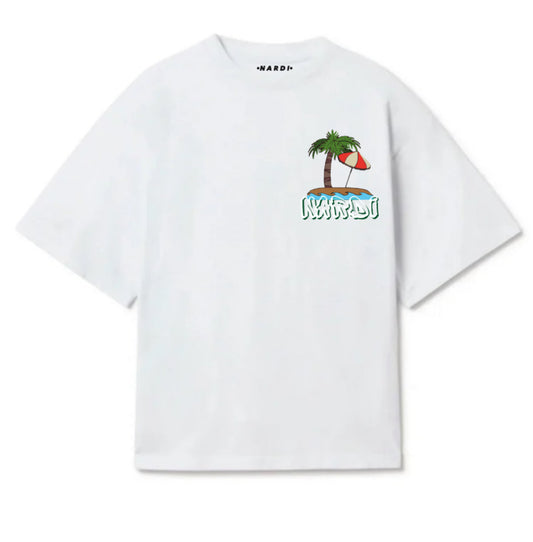 NARDI SUNSET RETREAT T SHIRT (WHITE)